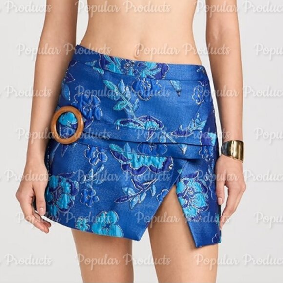 Arianne Elmy | Mod Mini Skirt, Monochrome Blue - Picture 1 of 7